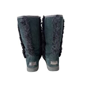 UGG Adirondack Tall II Waterproof Winter Boots Green Suede Vibram 1017511 Mens 6